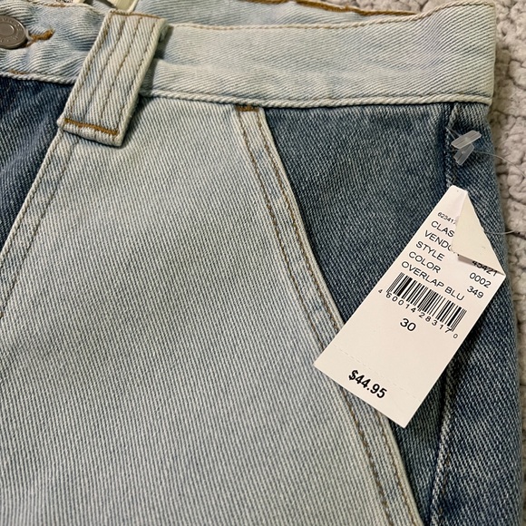 NWT PacSun color block Jean shorts - Picture 4 of 7